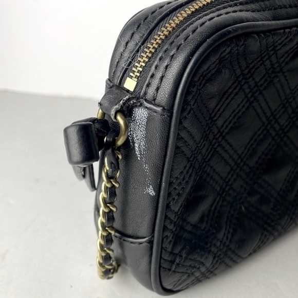 Coach Poppy Black Quilted Leather Crossbody - Picture 5 of 9